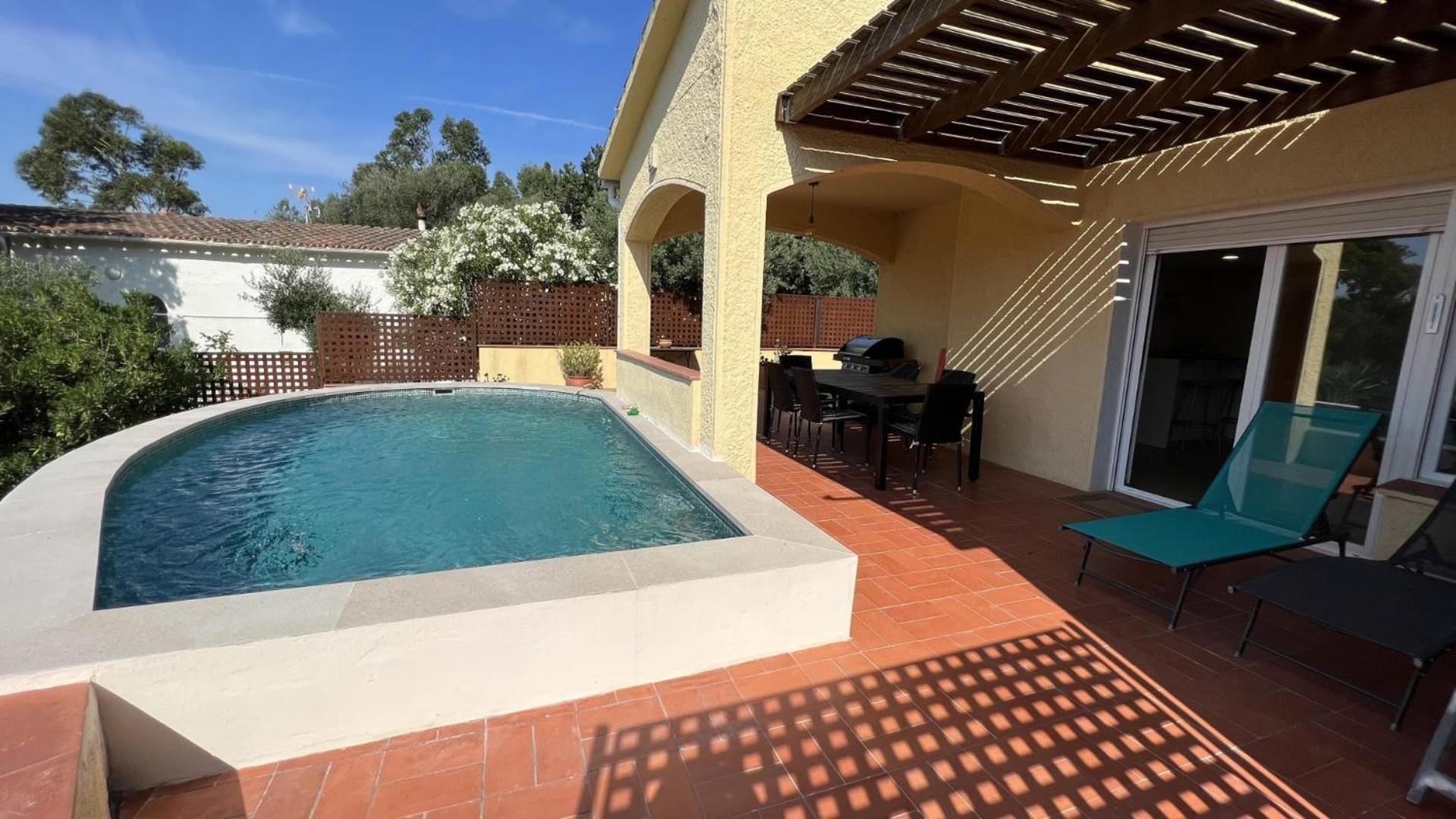 Preciosa Casa En Mas Fumats Con Piscina Y Bonitas Vistas Villa Selva de Mar Luaran gambar
