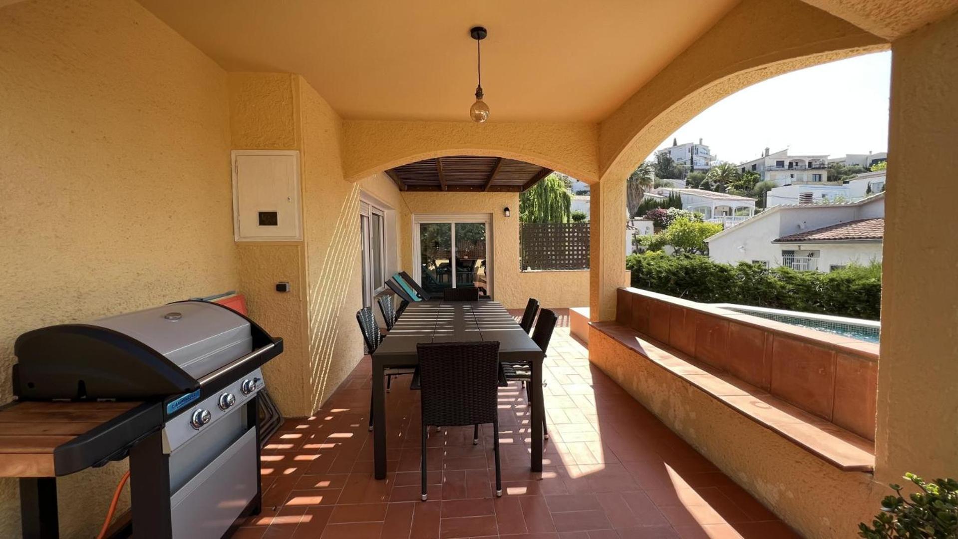 Preciosa Casa En Mas Fumats Con Piscina Y Bonitas Vistas Villa Selva de Mar Luaran gambar
