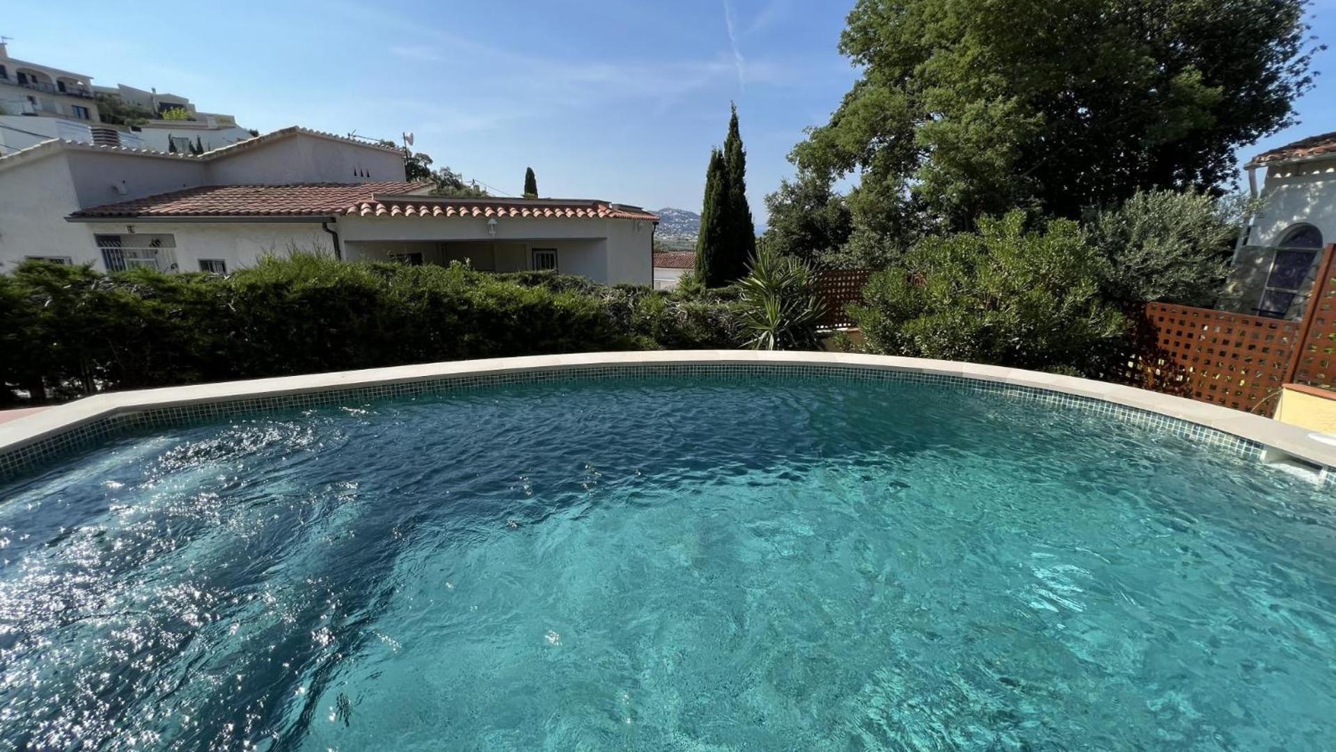 Preciosa Casa En Mas Fumats Con Piscina Y Bonitas Vistas Villa Selva de Mar Luaran gambar