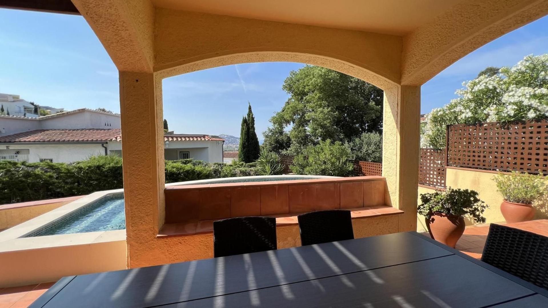 Preciosa Casa En Mas Fumats Con Piscina Y Bonitas Vistas Villa Selva de Mar Luaran gambar